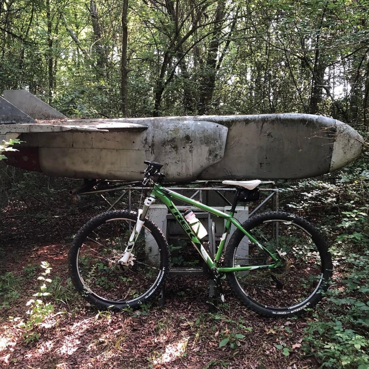 The US Space and Rocket Center Trails: Where biking meets space exploration.