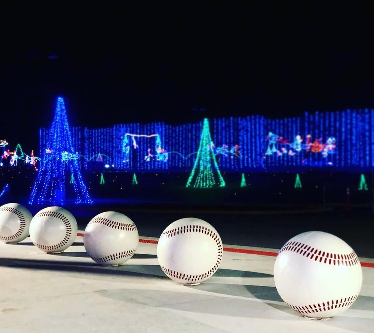 A Guide to the Rocket City Trash Pandas’ Holiday Light Display at Toyota Field