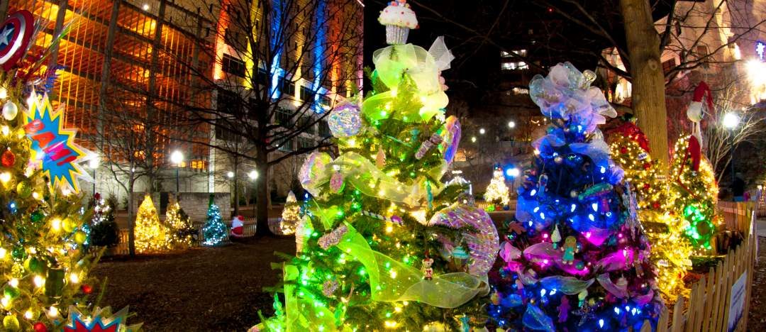 Tinsel Trail: Big Spring Park Transformed Into a Festive Paradise