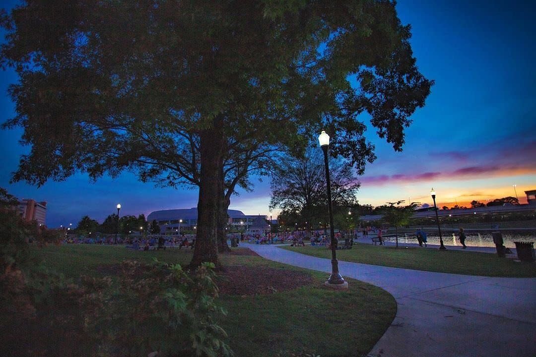 Witness the sky ablaze from Monte Sano's peak, a hallmark of vibrant Huntsville evenings.