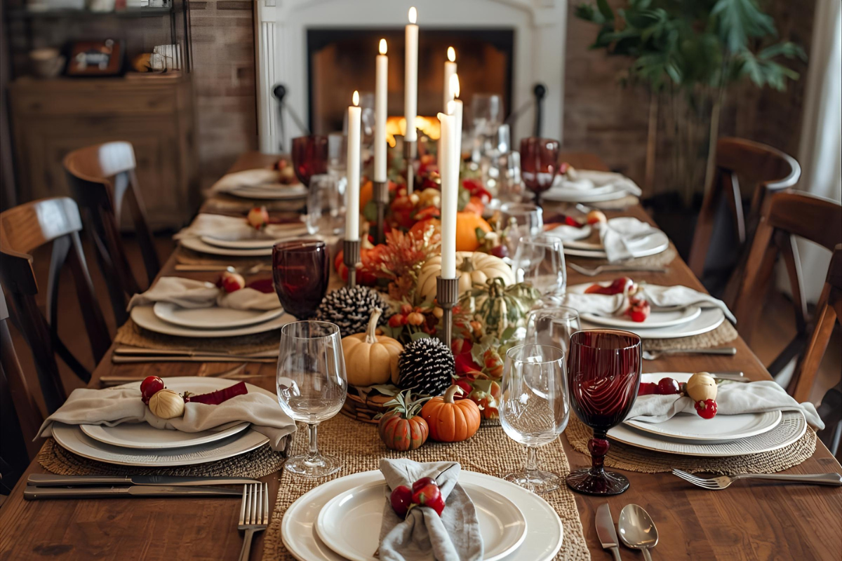 Sustainable Thanksgiving tips: local ingredients and reusable solutions.